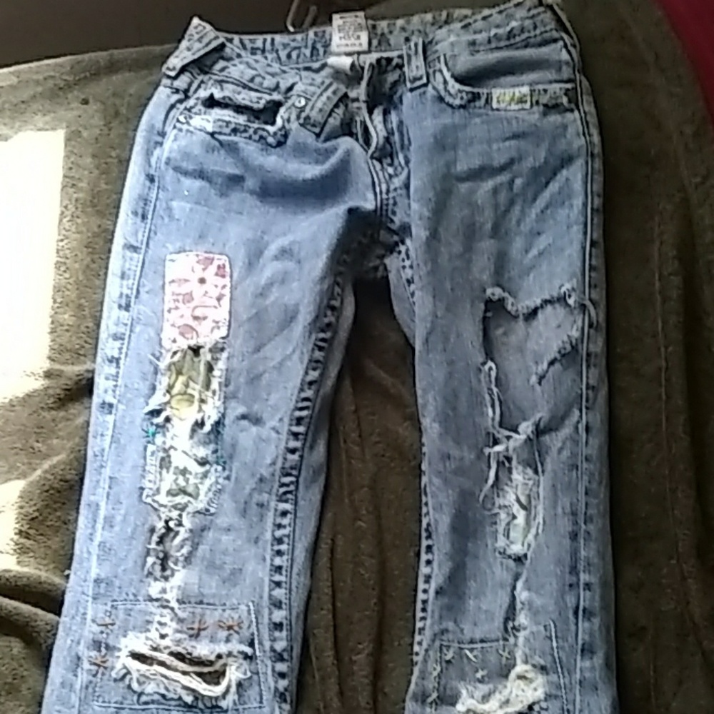 COPY - True Religion Hippie Patch Jeans